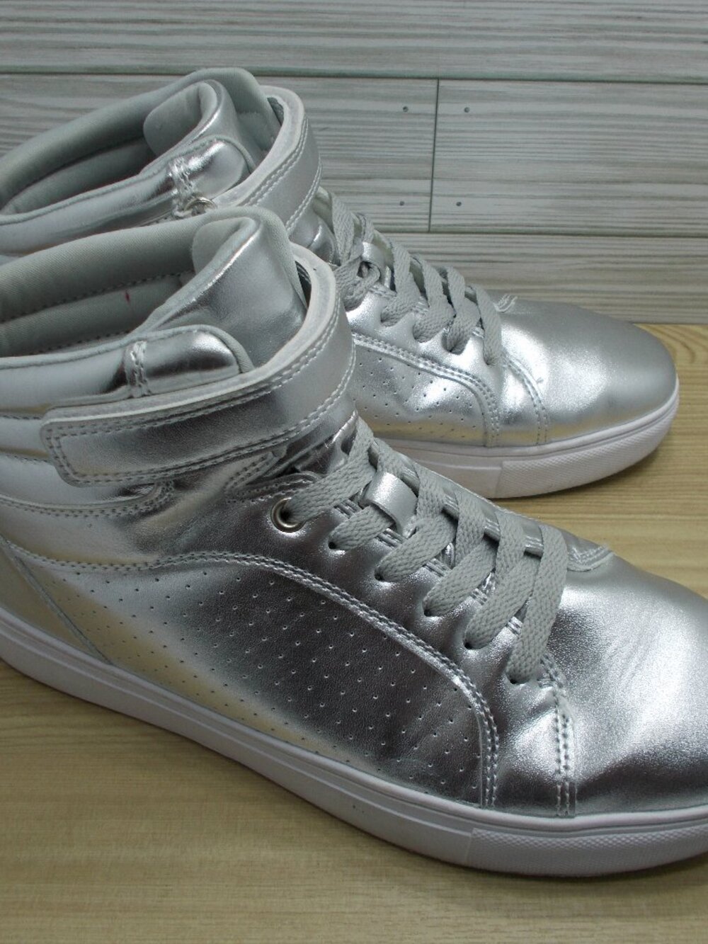WEISSMAN Silver Women's Jazz Hip Hop Dance Shoes W360 Size 8
